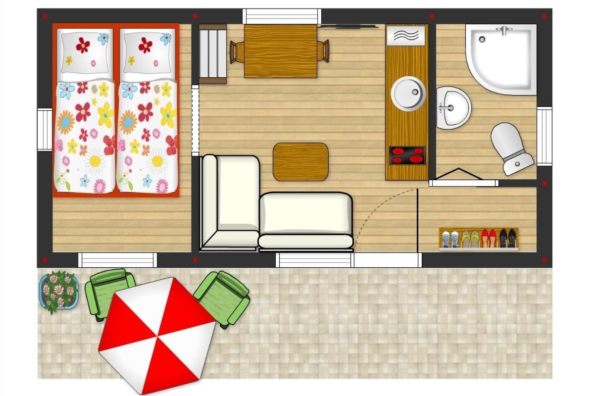 Tiny House Lavender Villa Podturen Ngoại thất bức ảnh